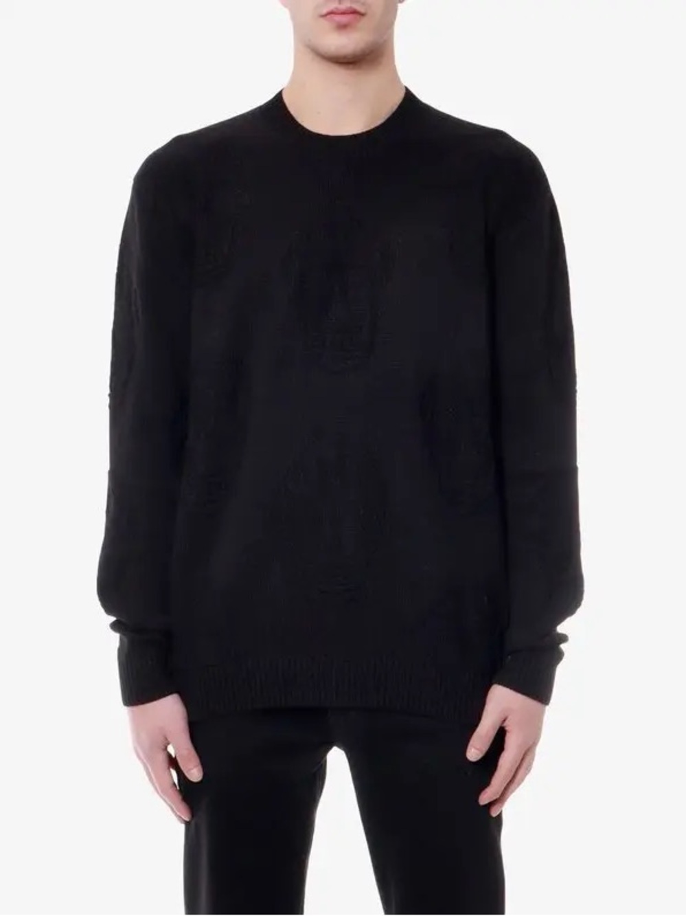 NWT ALEXANDER MCQUEEN Skull Motif Crewneck Jumper